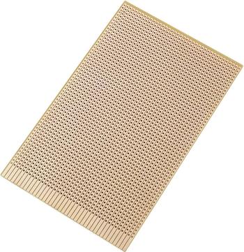 TRU COMPONENTS SU527637 eurodoska  tvrzený papír (d x š) 160 mm x 100 mm 35 µm Raster (rozteč) 2.54 mm Množstvo 1 ks