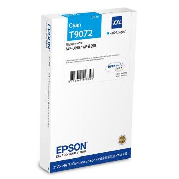 EPSON T9072 (C13T907240) - originálna cartridge, azúrová, 69ml