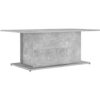 SHUMEE Konferenčný stolík betónovo sivý 102 × 55,5 × 40 cm drevotrieska, 810311