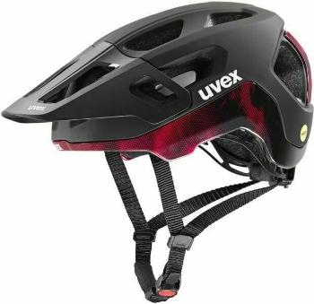 UVEX React Mips Black/Ruby Red Matt 59-61 Prilba na bicykel