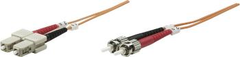 Intellinet 470131 optické vlákno LWL prepojovací kábel [1x ST zástrčka - 1x zástrčka SC] 50/125 µ Multimode OM2 5.00 m
