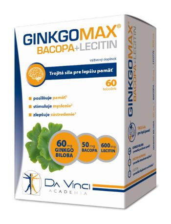 Da Vinci Academia Ginkgomax + Bacopa + Lecitín, 60 kapsúl