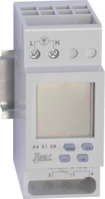 REX Zeitschaltuhren A43108 časovač na DIN lištu  230 V