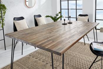 LuxD Jedálenský stôl Anaya, 160 cm, hnedý