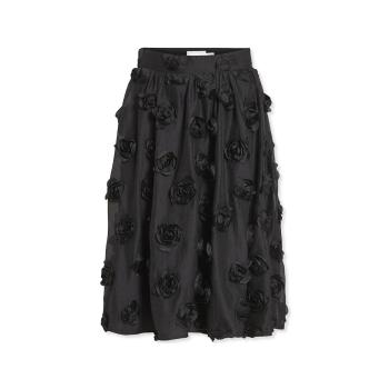 Vila  Flory Skirt L/S - Black  Sukňa Čierna