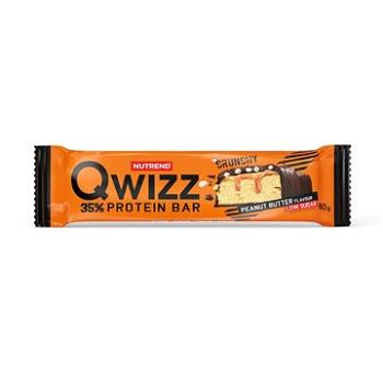 Nutrend QWIZZ Protein Bar 60 g, arašidové maslo (VM-064-60-AM)