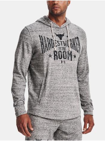 Mikina Under Armour UA Pjt Rock Terry Hoodie - bielá