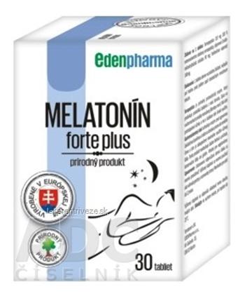 EDENPharma MELATONÍN 1 mg Forte plus tbl (inov.2021) 1x30 ks