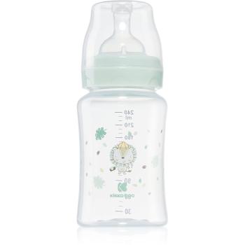 Kikkaboo Jungle King dojčenská fľaša 3 m+ Mint 240 ml