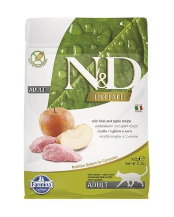 Farmina N&D cat PRIME (GF) adult, boar & apple granule pre mačky 0,3kg