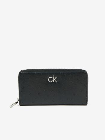 Calvin Klein Re-Lock Slim Peňaženka Čierna