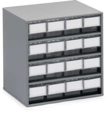 Treston 1630-3 skladová skriňa   (š x v x h) 400 x 395 x 300 mm svetlo sivá, sivá 1 ks