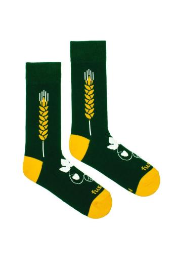 Žlto-zelené ponožky Uvar pivo