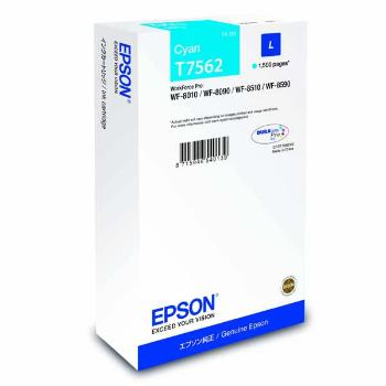 EPSON T7562 (C13T756240) - originálna cartridge, azúrová, 1500 strán
