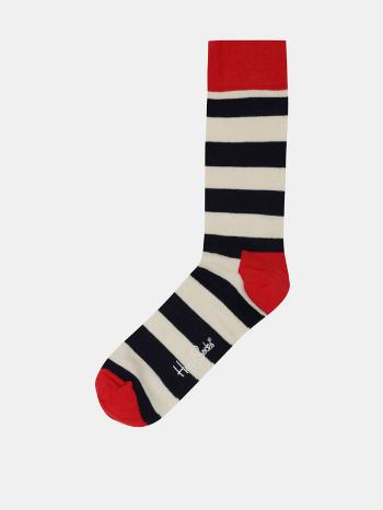 Happy Socks Stripe Ponožky Biela