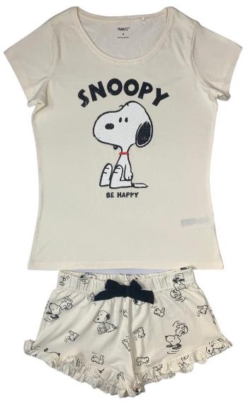 EPlus Dámske pyžamo - Snoopy krémové Veľkosť - deti: M