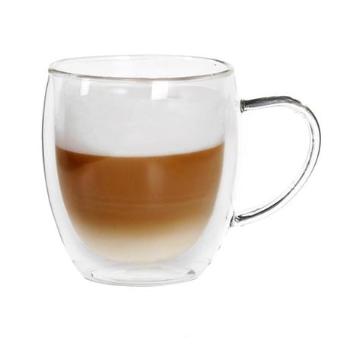 TORO Sklenený hrnček Latte Macchiato TORO dvojité borosilikátové sklo 360ml