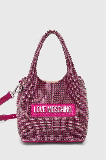 Kabelka Love Moschino ružová farba, JC4044PP1LLP100A