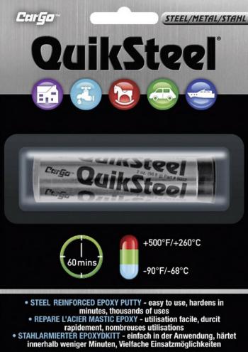 QuikSteel 16002EU QuikSteel - oceľová pancierová epoxidová súprava  56.8 g