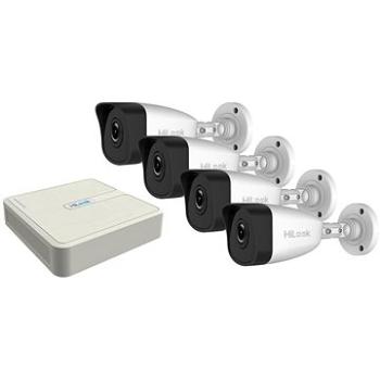 HiLook KIT bullet / 1× NVR-104H-D / 4P(C) / 4× IP kamera IPC-B140H(C) (NVR-104H-D/4P(C)IPC-B140H(C))