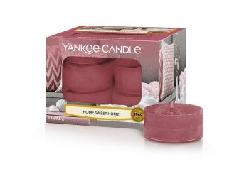 Yankee Candle Aromatické čajové sviečky Home Sweet Home 12 x 9,8 g