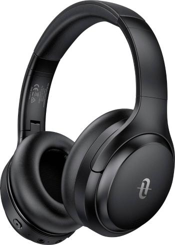 Taotronics TT-BH090 Bluetooth, káblové Hi-Fi slúchadlá Over Ear cez uši zložiteľná, Headset, otočná slúchadlá čierna