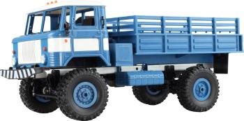 Amewi GAZ-66 modrá, biela komutátorový 1:16 RC model nákladného automobilu elektrický kamión 4WD (4x4) RtR 2,4 GHz vr. a