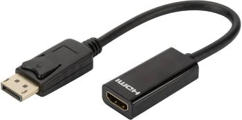 Digitus AK-340400-001-S DisplayPort / HDMI adaptér [1x zástrčka DisplayPort - 1x HDMI zásuvka] čierna  15.00 cm