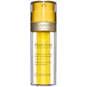 Clarins Plant Gold Nutri-Revitalizing Oil-Emulsion vyživujúci pleťový olej 2 v 1 35 ml