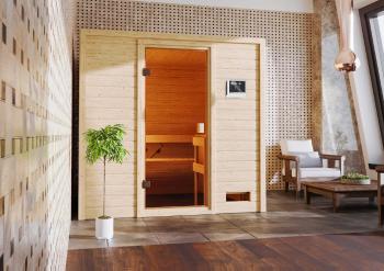 Interiérová fínska sauna 195x169 cm Lanitplast