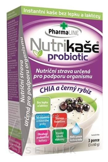 Nutrikaša probiotic - CHIA a čierna ríbezla 3x60 g (180 g)