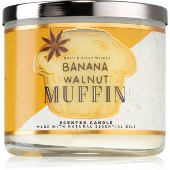 Bath & Body Works Banana Walnut Muffin vonná sviečka 411 g