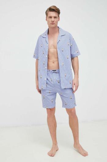 Bavlnené pyžamo Polo Ralph Lauren vzorovaná