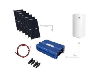 Solárny invertor ECO Solar Boost PRO 2460W MPPT 6x PV Mono Jinko Solar, Súprava na ohrev vody