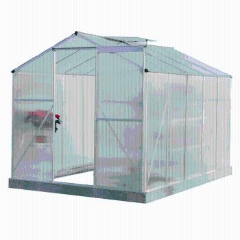Záhradný skleník, polykarbonát, 190x314x219cm, KACEN TYP 4