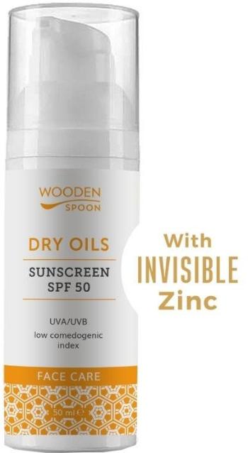 WOODEN SPOON Opaľovací krém na tvár-nízky komedogénny index DRY OILS SPF 50 50 ml