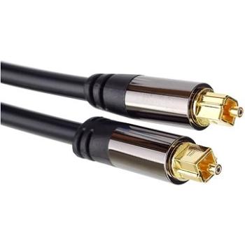 PremiumCord Kabel Toslink M/M, OD: 6 mm, Gold 3 m (kjtos6-3)