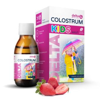 DELTA COLOSTRUM Sirup jahoda kids 125 ml