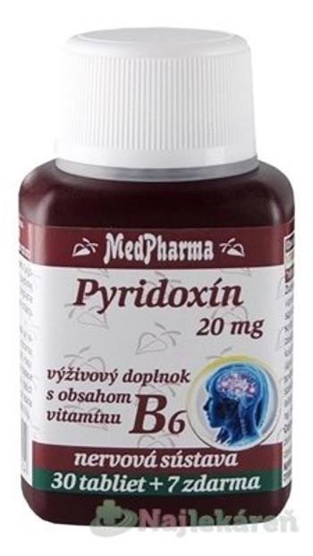 MedPharma PYRIDOXÍN 20 mg  (vitamín B6) 37tbl