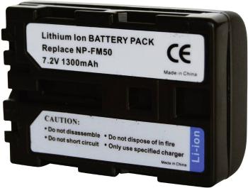 Conrad energy 250525 akumulátor do kamery Náhrada za orig. akumulátor NP-FM50, NP-FM51, NP-QM50, NP-QM51 7.4 V 1300 mAh