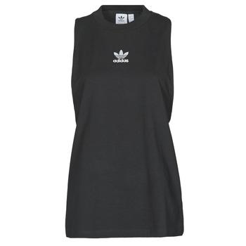 adidas  Tielka a tričká bez rukávov TANK  Čierna