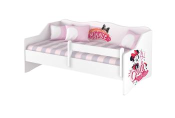 Detská posteľ s chrbtom - Minnie Cutie Lulu bed  posteľ + úložný priestor
