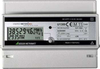 Gossen Metrawatt U1389-V014 trojfázový elektromer s pripojením meniča  digitálne/y 5 A Úradne schválený: áno  1 ks