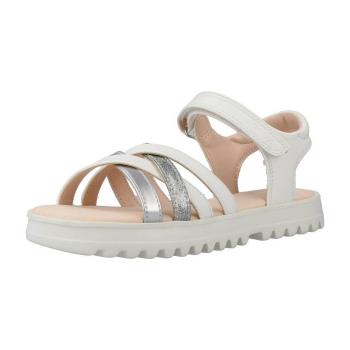 Geox  J SANDAL CORALIE GIR  Sandále Biela