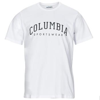 Columbia  Tričká s krátkym rukávom Rockaway River Graphic SS Tee  Biela