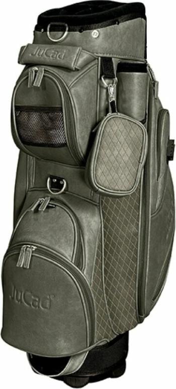 Jucad Style Dark Green/Leather Optic Cart Bag