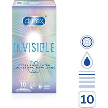 DUREX Invisible Extra Thin Extra Lubricated 10 ks (5900627071269)