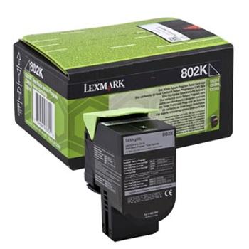 Lexmark 80C20K0, black, 1000 str., return originálny toner