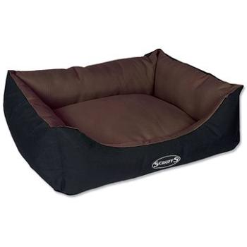 SCRUFFS expedition box bed M 60 × 50 cm čokoládový (5060143677403)