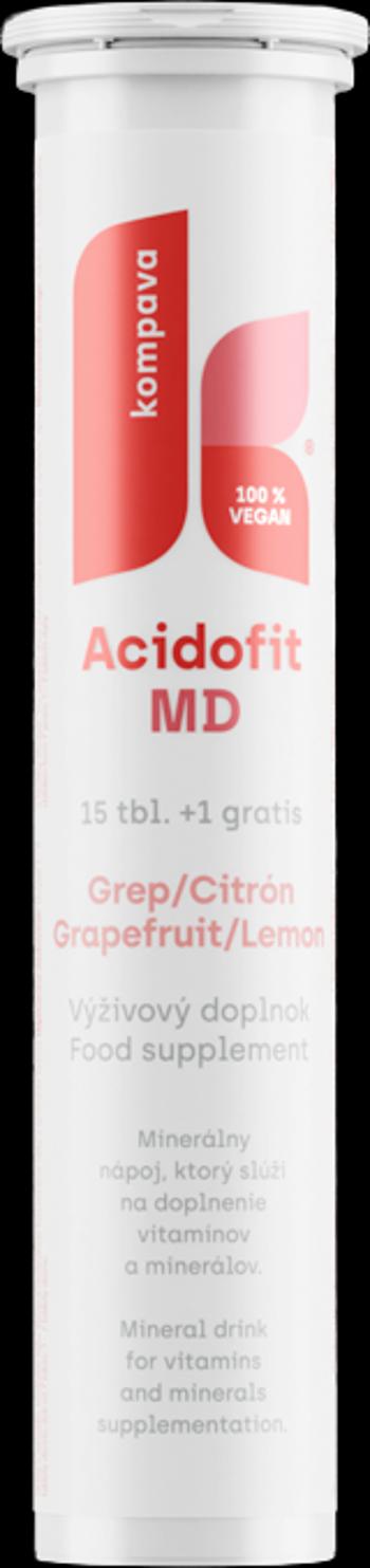 Kompava Acidofit citron- grep 16 šumivých tabliet